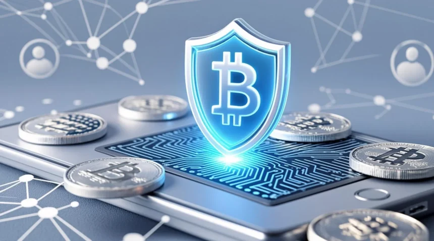 Crypto wallet for beginners 2026 showing secure mobile crypto wallet interface