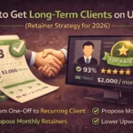 How to Get Long-Term Clients on Upwork Retainer Strategy for 2026
