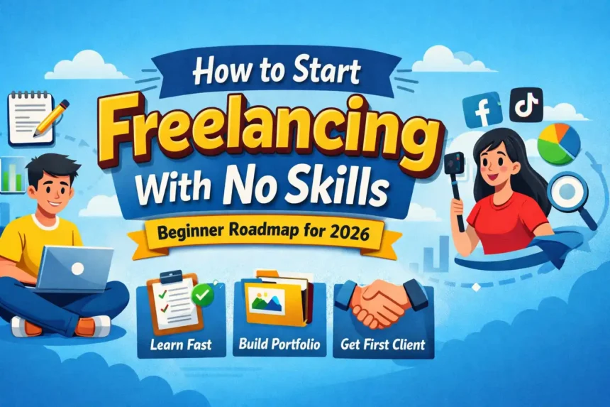 How to Start Freelancing Without Any Skills: Beginner Roadmap for 2026