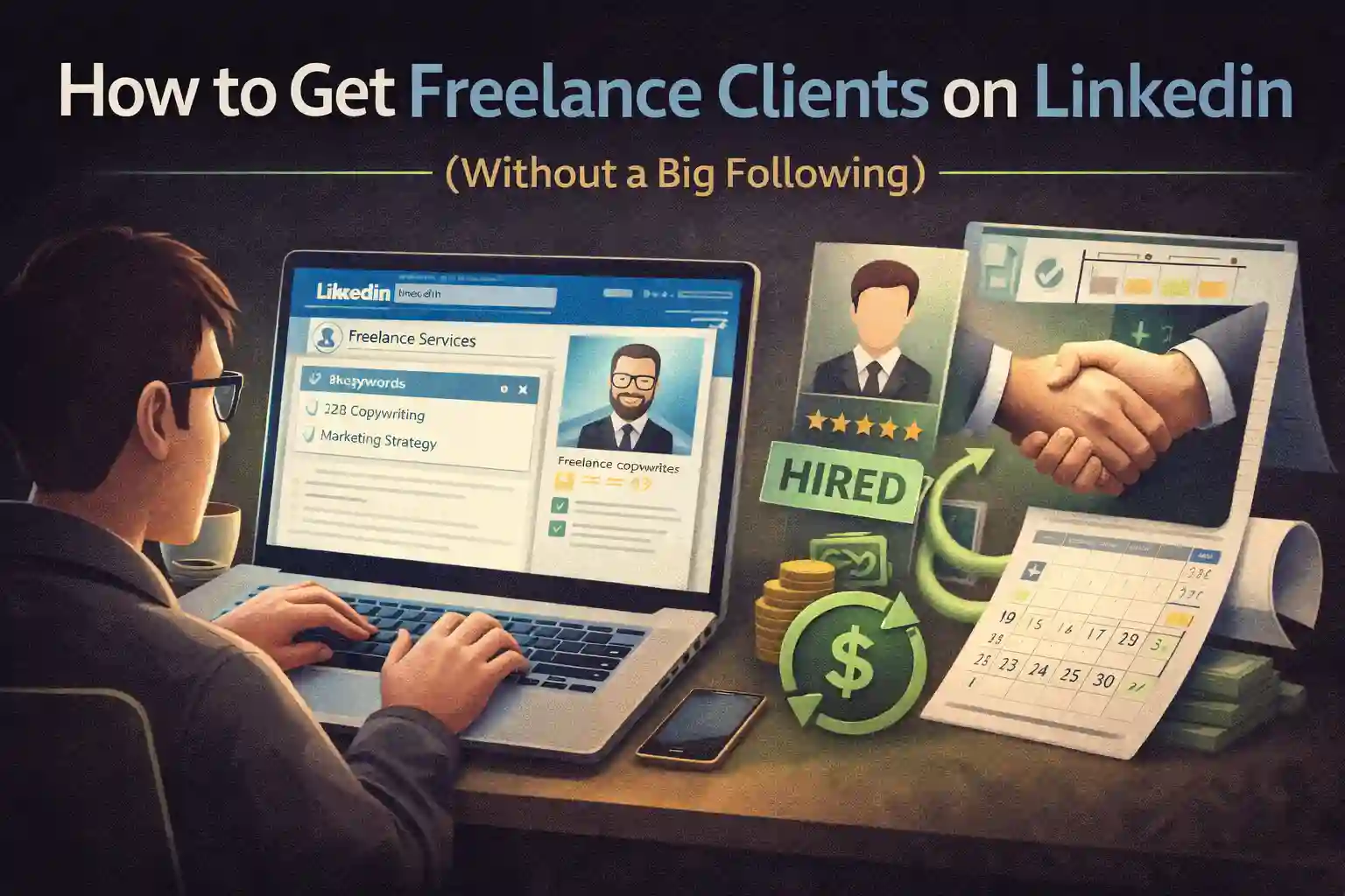How to Use LinkedIn to Get Freelance Clients in 2026 (Without a Big Following) 2 How to Use LinkedIn to Get Freelance Clients in 2026 (Without a Big Following)