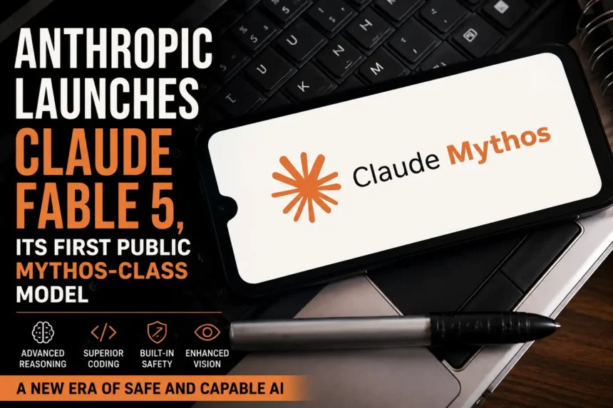 Anthropic launches Claude Fable 5, its first public Mythos-class model 1 Anthropic launches Claude Fable 5, its first public Mythos-class model