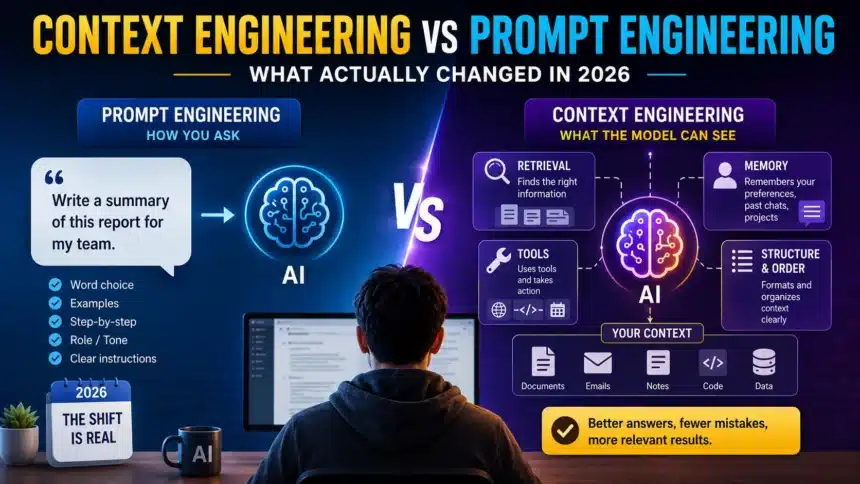 Context engineering vs prompt engineering
